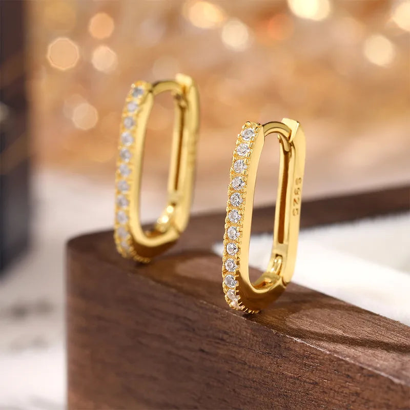 Ovale ringe 18k forgyldt