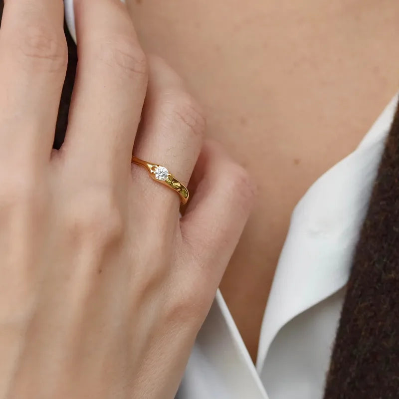 Gnisten 18k forgyldt