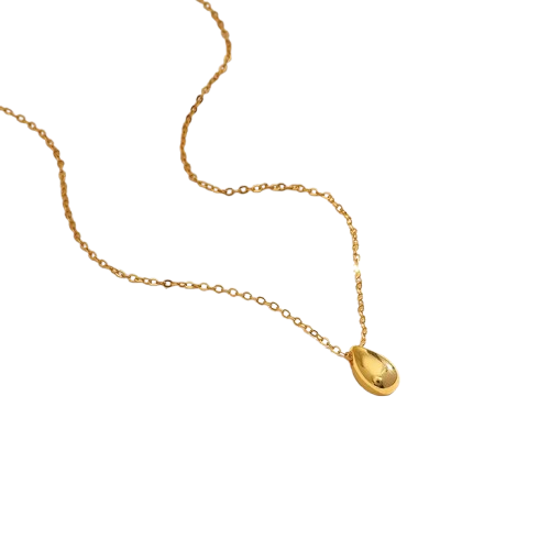 Dråben halskæde 18k forgyldt