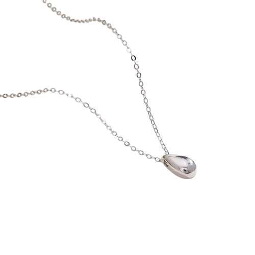 Dråben halskæde sølv