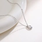 Dråben halskæde sølv