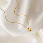 Dråben halskæde 18k forgyldt